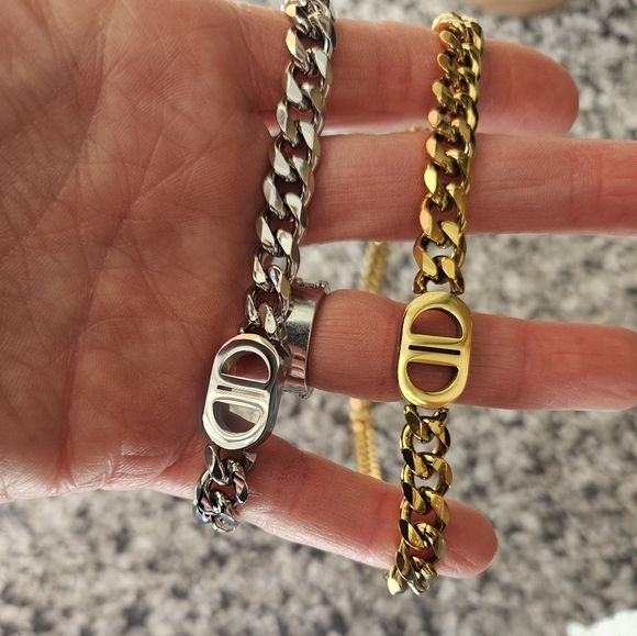 NEW 🌟 Stainless Steel Cuban Chunky Chain Necklace - Picture 6 of 9